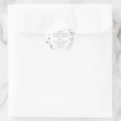 葬儀の記念贈り物の山花の散布シード ラウンドシール (バッグ)