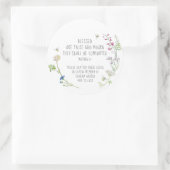 葬儀の記念贈り物の山花の散布シード ラウンドシール (バッグ)