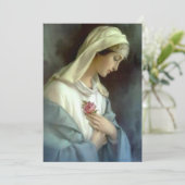 葬儀の記憶カトリック教徒によって賛美される聖母マリア 招待状 (スタンド正面)