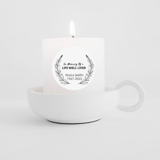 葬儀の贈り物を愛する記念碑の思い出として ラウンドシール