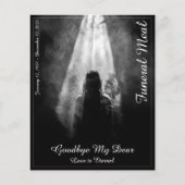 葬儀の食事のメニューカードが明るみに (正面)