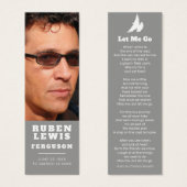 葬儀は白い鳩の詩の写真ブックマークに行かせてくれ (正面&裏面)