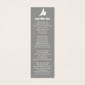 葬儀は白い鳩の詩の写真ブックマークに行かせてくれ (裏面)