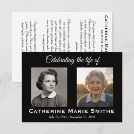 葬儀または追悼会 ダブルイメージ