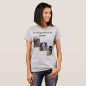 葬儀や追悼用のTシャツ Tシャツ (正面フル)