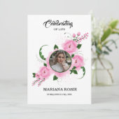 葬儀アナウンスカードテンプレート 案内状 (スタンド正面)