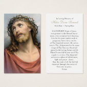 葬儀イエズクラウン記念祈りの言葉共感表 (正面&裏面)