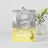 葬儀イエローローズ写真追悼の詩 (スタンド正面)