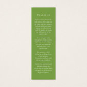 葬儀イエロー春水仙の詩の写真ブックマーク (裏面)