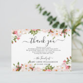 葬儀エレガントサンキューカード サンキューカード (スタンド正面)