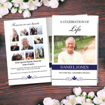 葬儀エレガントプログラムテンプレート