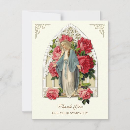 葬儀エレガント悔やみや弔慰宗教感謝 サンキューカード (正面)