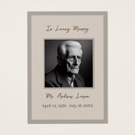 葬儀エレガント法要祈りの言葉カード