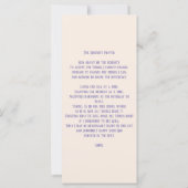 葬儀エレガント記念ブックマークカード (裏面)