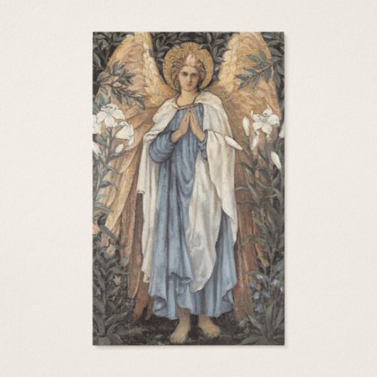 葬儀エンジェル受胎告知祈りの言葉共感カード (正面)