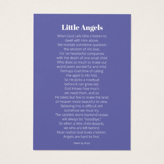 葬儀エンジェル白歌写真ブックマーク (裏面)