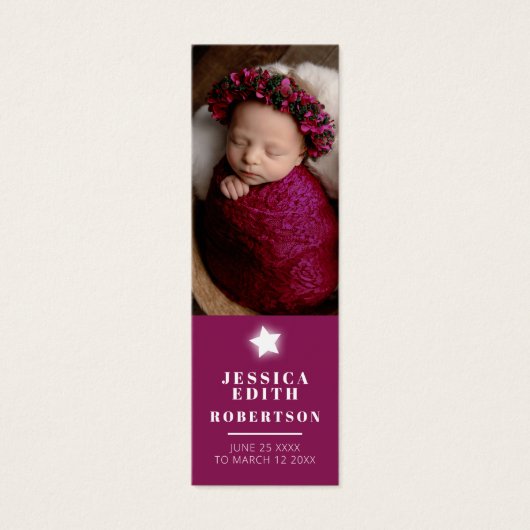 葬儀エンジェル白歌写真ブックマーク (正面)