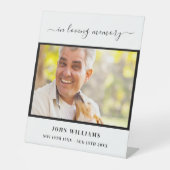 葬儀カスタム写真記念披露宴脚本 台座サイン (正面)