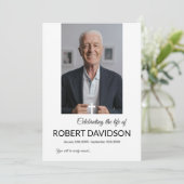 葬儀カスタム記念写真台 プログラム (スタンド正面)