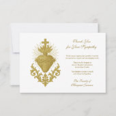 葬儀カトリック追悼式 サンキューカード (正面)