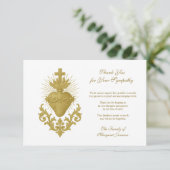 葬儀カトリック追悼式 サンキューカード (スタンド正面)