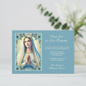 葬儀カトリック追悼式 サンキューカード (スタンド正面)