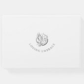 葬儀ゲストブックピンクフローラ ゲストブック (裏面)