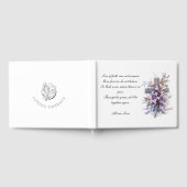 葬儀ゲストブックフローラクロス ゲストブック (全面)