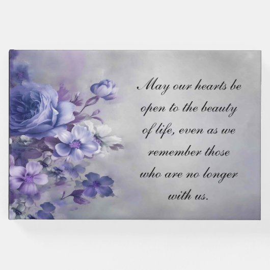 葬儀ゲストブックメモリアルフローラ気持ち ゲストブック (正面)