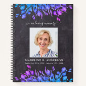 葬儀ゲストブック植物写真資料館 ノートブック (正面)