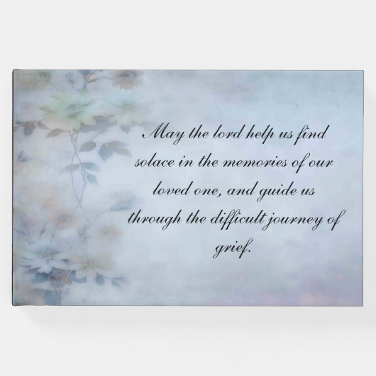 葬儀ゲストブック記念気持ち ゲストブック (正面)