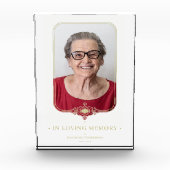 葬儀ゴールデンエフェクト装飾レース効果写真 フォトブロック (正面)