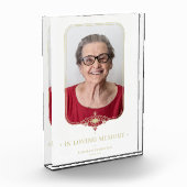 葬儀ゴールデンエフェクト装飾レース効果写真 フォトブロック (左)