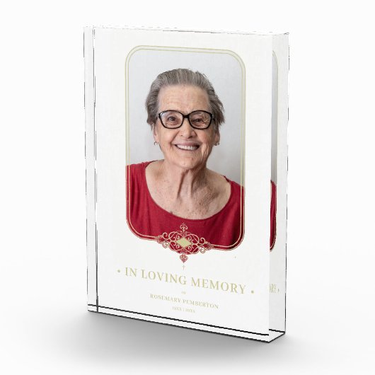 葬儀ゴールデンエフェクト装飾レース効果写真 フォトブロック (右)