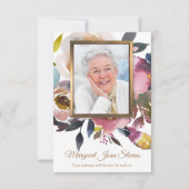 葬儀サンキューカードダスティブルー&ミスティバラ1 招待状 (正面)