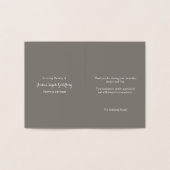 葬儀サンキューカードデビッドの金箔星 箔カード (内部)