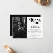 葬儀サンキューカード悔やみや弔慰ありがとう ノートカード (正面/裏面インサイチュ)