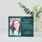 葬儀サンキューカード悔やみや弔慰フォトマーブル (スタンド正面)