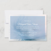 葬儀サンキューカード|ぼかし サンキューカード (裏面)