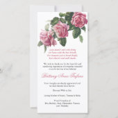 葬儀サンキューカード |アンティークティーバラ3 サンキューカード (正面)