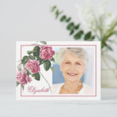 葬儀サンキューカード |アンティークティーバラ サンキューカード (スタンド正面)