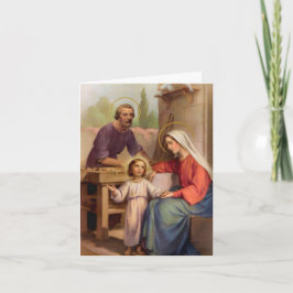 葬儀サンキューカード |カトリックの聖家 サンキューカード