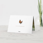 葬儀サンキューカード |ガーデン カード (裏面)