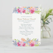 葬儀サンキューカード |ガーデ素朴ン 招待状 (スタンド正面)