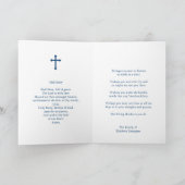 葬儀サンキューカード |キリストと彼の母 サンキューカード (内部)