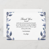 葬儀サンキューカード サンキューカード (正面/裏面)