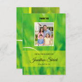 葬儀サンキューカード サンキューカード (正面/裏面)