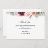 葬儀サンキューカード サンキューカード (正面/裏面)