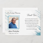 葬儀サンキューカード サンキューカード (正面/裏面)