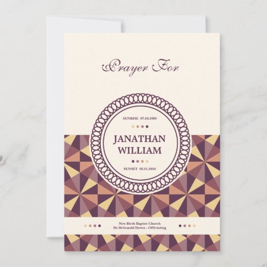 葬儀サンキューカード サンキューカード (正面)